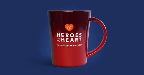 Heroes at Heart Red Mug